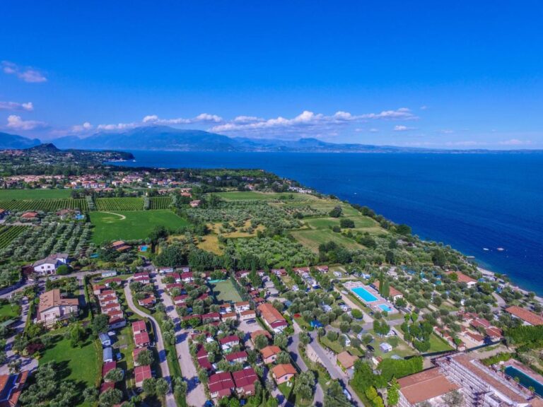 Camping Fontanella aan het gardameer in Italië