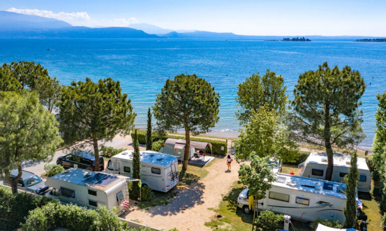 Camping La Gardiola aan het Gardameer in italie