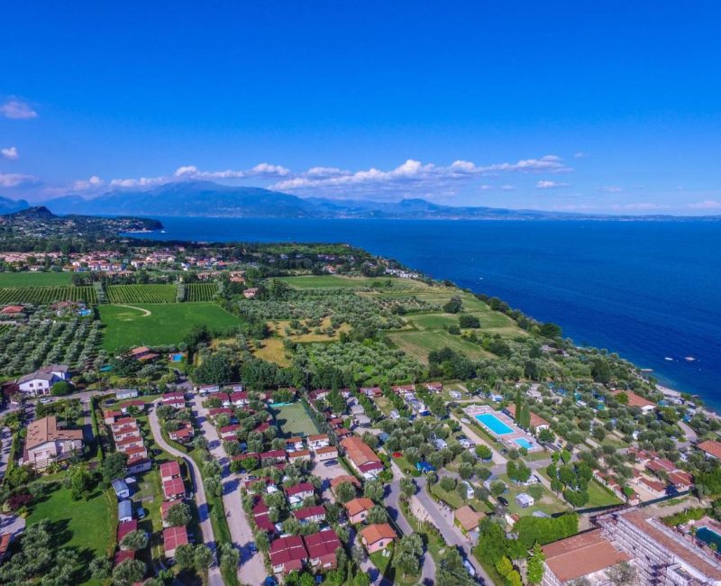 Camping Fontanella aan het gardameer in Italië