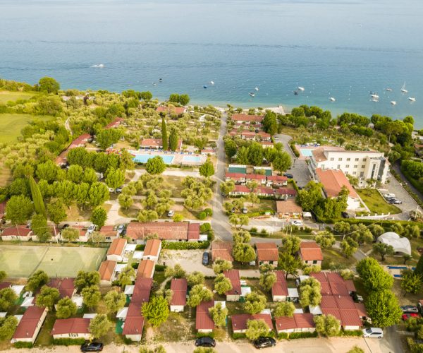 Camping Fontanella bij Moniga del Garda aan het Gardameer