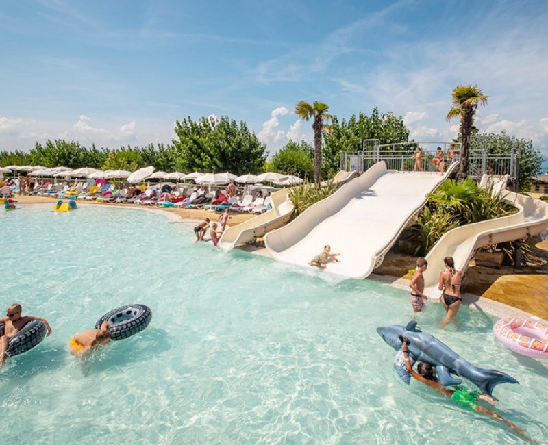 Camping Lido aan het Gardameer vlakbij lazise en bardolino